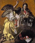 Hendrick ter Brugghen The Annunciation oil on canvas